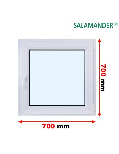 Kunststofffenster PVC Fenster 70 x 70 cm DREH/KIPP Salamander BluEvolution 82