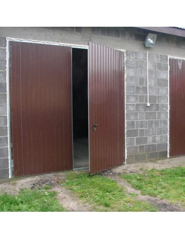 Drehtor Stahl Garagentor Zweiflügeltor Doppelflügeltor 200 x 200 cm