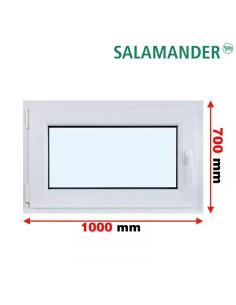 Kunststofffenster PVC Fenster 100 x 70 cm DREH/KIPP Salamander BluEvolution 82