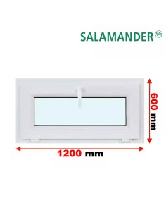 Kunststofffenster PVC Fenster 120 x 60 cm KIPP Salamander BluEvolution 82