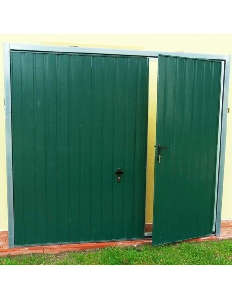 Drehtor Stahl Garagentor Zweiflügeltor Doppelflügeltor 200 x 220 cm