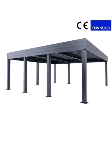 Carport Metall Modern Garage Doppel 6 x 6 m
