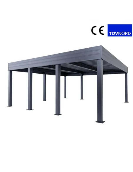 Carport Metall Modern Garage Doppel 6 x 6 m