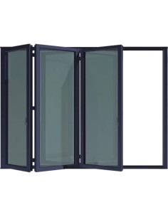 Aluminium Falttür Terrassentür 3200 x 2300 mm
