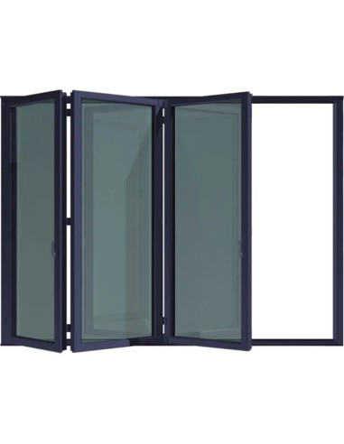 Aluminium Falttür Terrassentür 3200 x 2300 mm