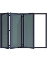 Aluminium Falttür Terrassentür 3200 x 2300 mm