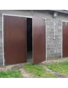 Drehtor Stahl Garagentor Zweiflügeltor Doppelflügeltor 200 x 260 cm 2