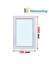 Kunststofffenster PVC Fenster 70 x 100 cm DREH-KIPP Kömmerling 76 MD