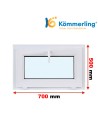 Kunststofffenster PVC Fenster 70 x 50 cm KIPP Kömmerling 88 MD