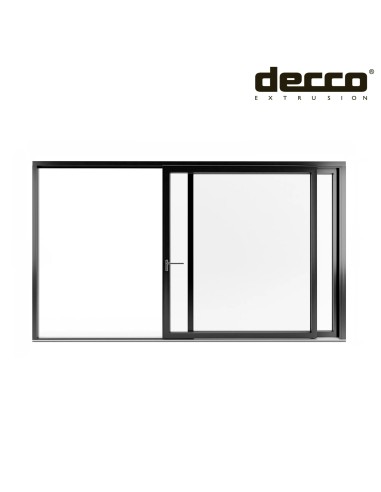 Kunststoff Hebeschiebetür - 380 x 220 cm - Terrassentür (HST) – DECCO