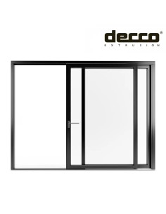 Kunststoff Hebeschiebetür - 200 x 230 cm - Terrassentür (HST) – DECCO
