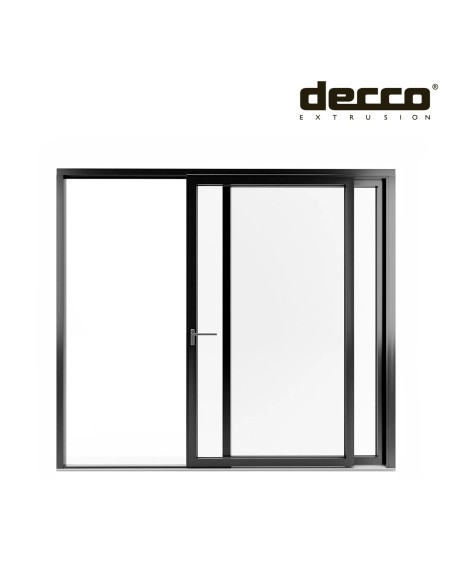 Kunststoff Hebeschiebetür - 250 x 230 cm - Terrassentür (HST) – DECCO