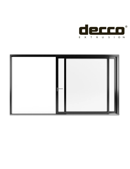 Kunststoff Hebeschiebetür - 400 x 220 cm - Terrassentür (HST) – DECCO