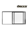 Kunststoff Hebeschiebetür - 400 x 220 cm - Terrassentür (HST) – DECCO