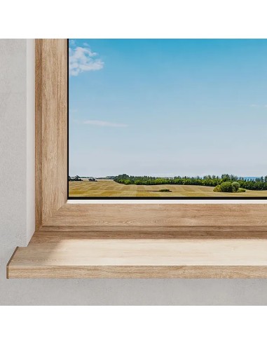 Kunststoff Innenfensterbank - Schwarz Matt