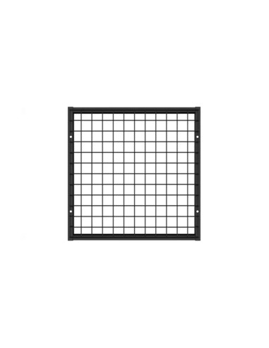 Deko Wandgitter Gitterwand Schwarz - 50 x 50 cm