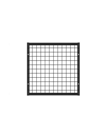 Deko Wandgitter Gitterwand Schwarz - 50 x 50 cm