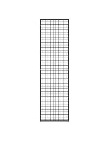 Deko Wandgitter Gitterwand Schwarz - 70 x 250 cm