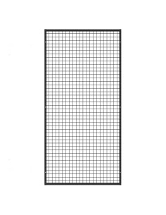 Deko Wandgitter Gitterwand Schwarz - 90 x 182 cm