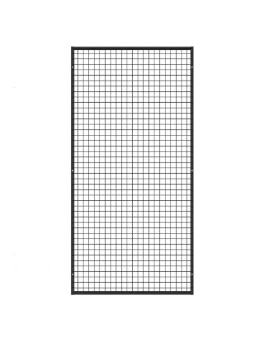 Deko Wandgitter Gitterwand Schwarz - 90 x 182 cm