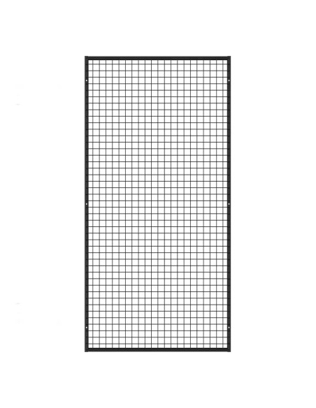Deko Wandgitter Gitterwand Schwarz - 90 x 182 cm