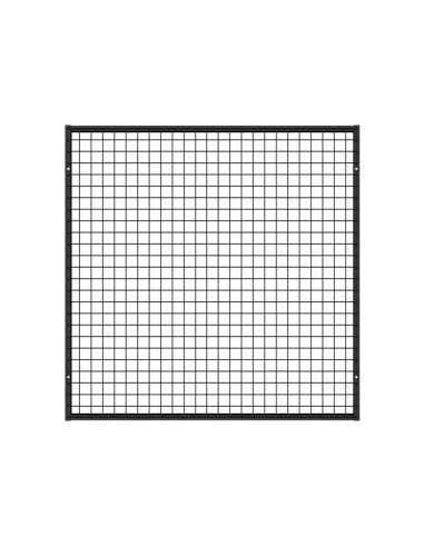 Deko Wandgitter Gitterwand Schwarz - 102 x 102 cm
