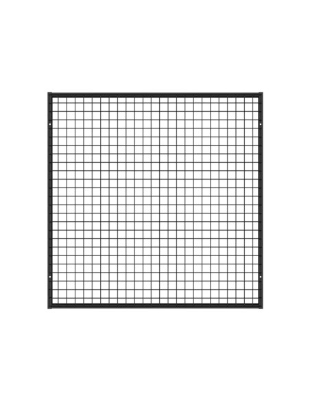 Deko Wandgitter Gitterwand Schwarz - 102 x 102 cm