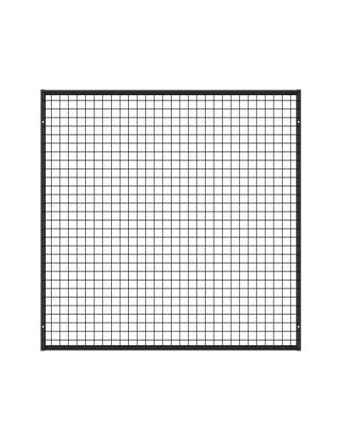 Deko Wandgitter Gitterwand Schwarz - 122 x 122 cm