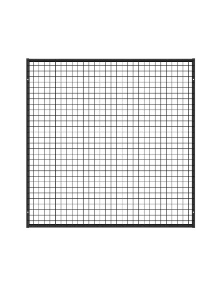 Deko Wandgitter Gitterwand Schwarz - 122 x 122 cm