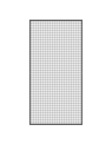 Deko Wandgitter Gitterwand Schwarz - 122 x 242 cm