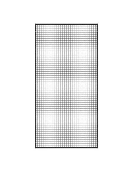 Deko Wandgitter Gitterwand Schwarz - 122 x 242 cm