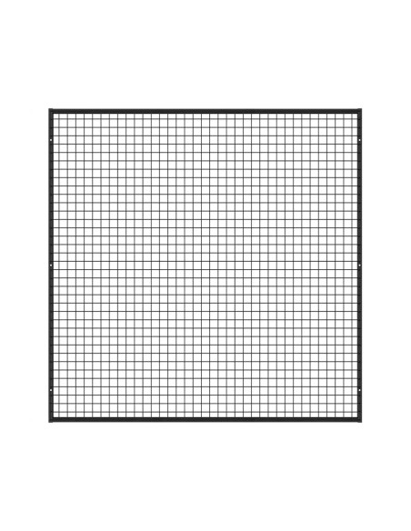 Deko Wandgitter Gitterwand Schwarz - 150 x 150 cm