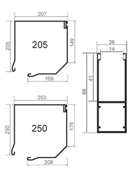 Rollabdeckung Rollo Schutz MINI 52 - 260 x 270 cm