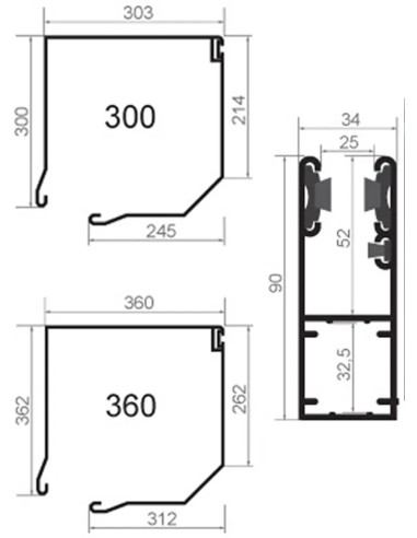 Rolltor Werkstatrolltor INTENSE 77 - 400 x 400 cm