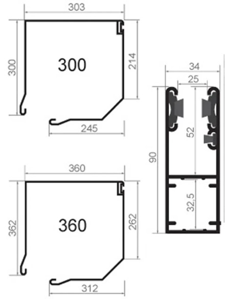Rolltor Werkstatrolltor INTENSE 77 - 400 x 400 cm