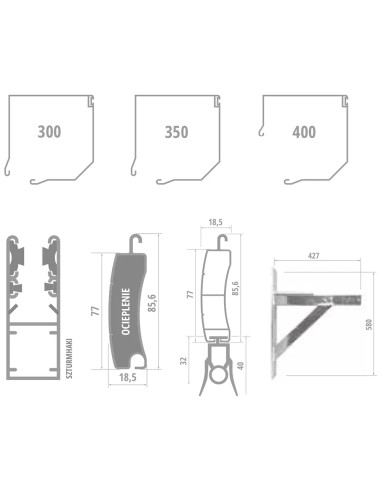 Rolltor Werkstatrolltor INTENSE 77 - 400 x 400 cm