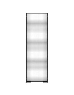 Deko Freistehend Gitterwand Schwarz - 102 x 238 cm