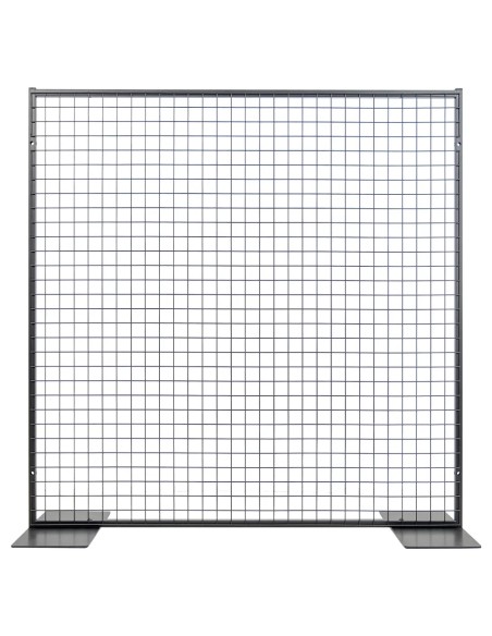 Deko Freistehend Gitterwand Schwarz - 150 x 150 cm