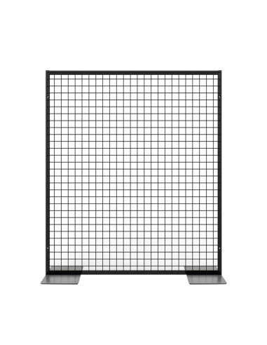 Deko Freistehend Gitterwand Schwarz - 102 x 118 cm