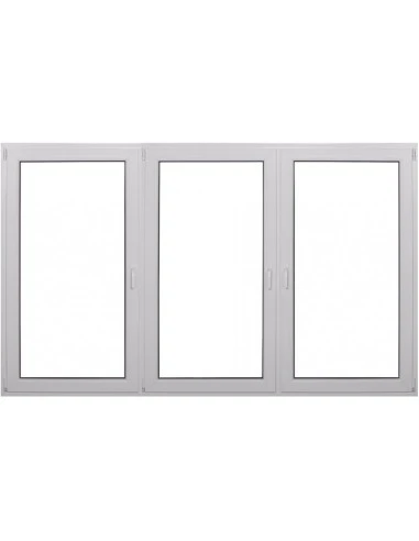 Kunststofffenster PVC 2365 x 1435 mm Dreh | Dreh-Kipp | Dreh