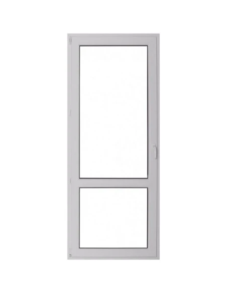 Kunststoff Balkontür Balkontüren PVC 845 x 2075 mm Dreh-Kipp | Bodentiefe Fenster