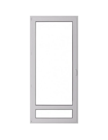 Kunststoff Balkontür Balkontüren PVC 900 x 2000 mm Dreh-Kipp | Bodentiefe Fenster