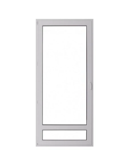 Kunststoff Balkontür Balkontüren PVC 900 x 2000 mm Dreh-Kipp | Bodentiefe Fenster