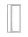 Kunststoff Balkontür Balkontüren PVC 1150 x 2250 mm Festverglasung | Dreh-Kipp | Bodentiefe Fenster