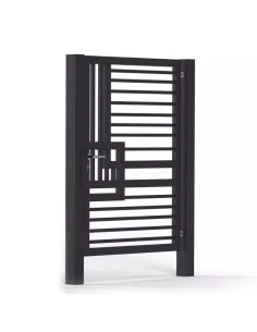 Modern Stahl Pforte Gartentür BR.15