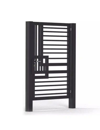 Modern Stahl Pforte Gartentür BR.15