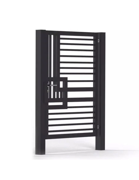 Modern Stahl Pforte Gartentür BR.15