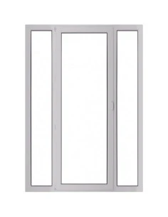Kunststoff Balkontür Balkontüren PVC 1600 x 2300 mm Festverglasung | Dreh-Kipp | Festverglasung | Bodentiefe Fenster