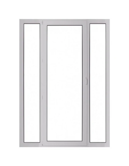 Kunststoff Balkontür Balkontüren PVC 1600 x 2300 mm Festverglasung | Dreh-Kipp | Festverglasung | Bodentiefe Fenster