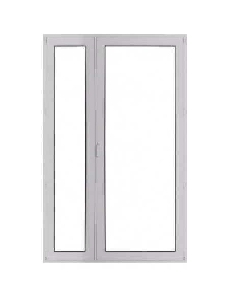 Kunststoff Balkontür Balkontüren PVC 1400 x 2250 mm Dreh | Dreh-Kipp | Bodentiefe Fenster